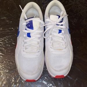 WHITE/HYPER BLUE NIKE AIRMAX